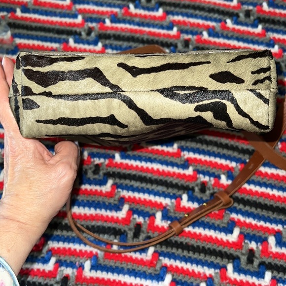 Madewell zebra calf hair small crossbody - Picture 10 of 16